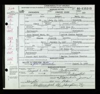 Virginia, US, Marriage Records, 1936-2014 - Marian Josephine Preston