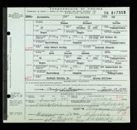 Virginia, US, Marriage Records, 1936-2014 - Selena B Williams