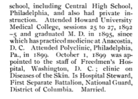 Dr. William Kenton Scott: Howard University Medical School p. 2